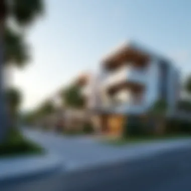 Modern Architecture of Bianca Townhouses Exterior view of Bianca Townhouses showcasing modern architecture