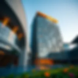 Stunning view of Al Shafar Building showcasing its modern architecture
