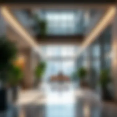 Modern Office Environment at the Atrium Business Centre Interior view of a contemporary office space in the Atrium