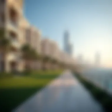 Residential Elegance of the Golden Mile Elegant residential buildings along the Golden Mile promenade