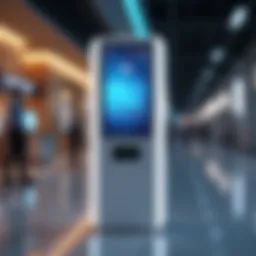 UAE PASS kiosk with digital interface in Dubai